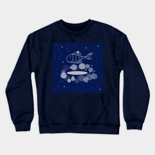 fish, food, zodiac, marine, animal, horoscope, concept, galaxy, space, stars, Crewneck Sweatshirt